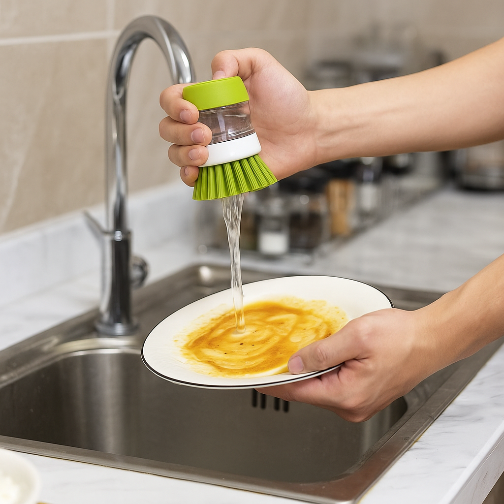Brosse vaisselle moderne, nettoyage facile et rapide